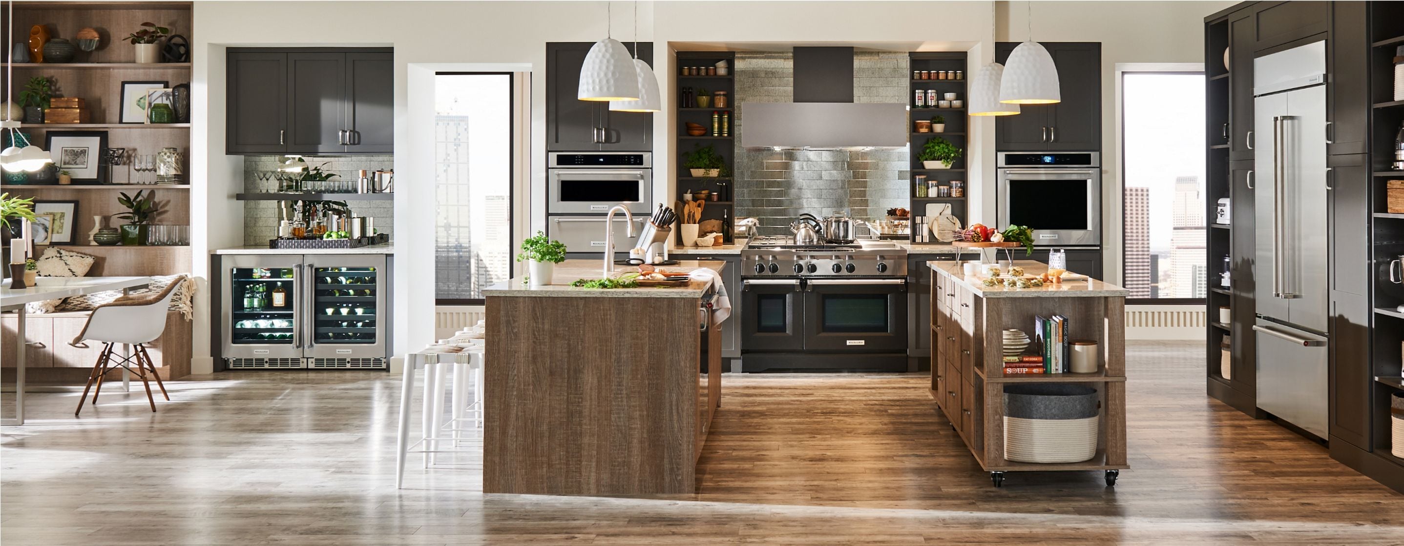 Integrated kitchen appliances