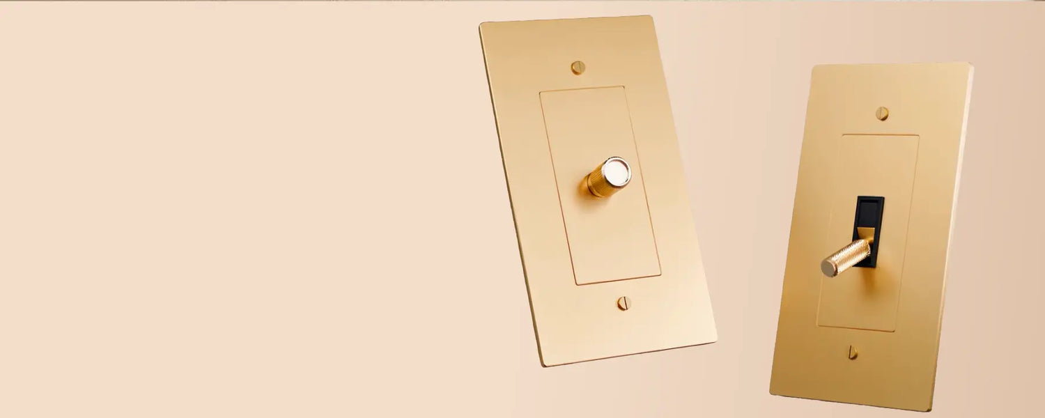 Close-up of modern door handle